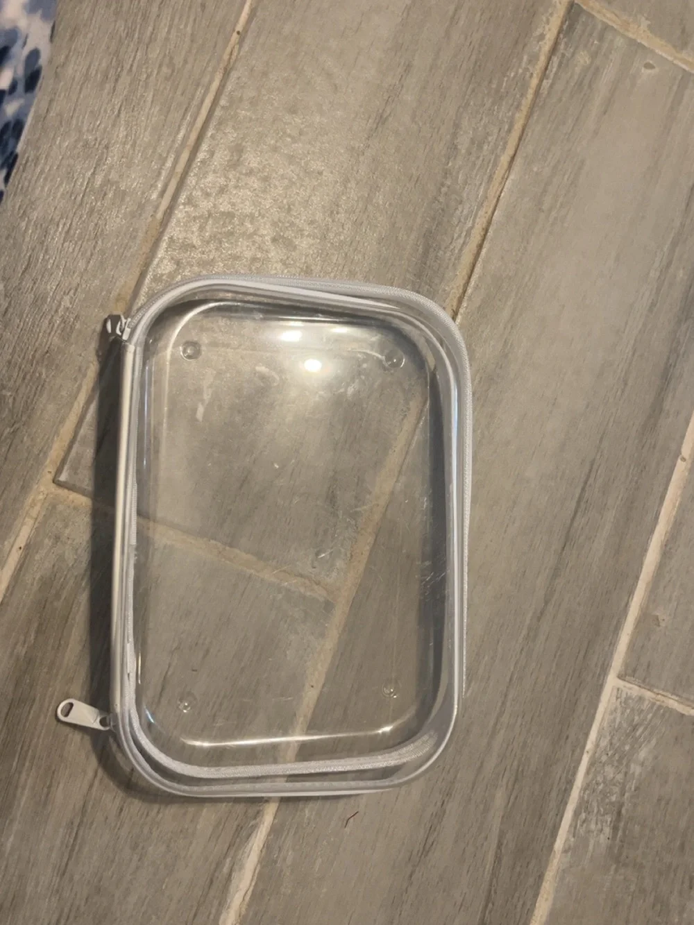 Clear Zip Pouch by